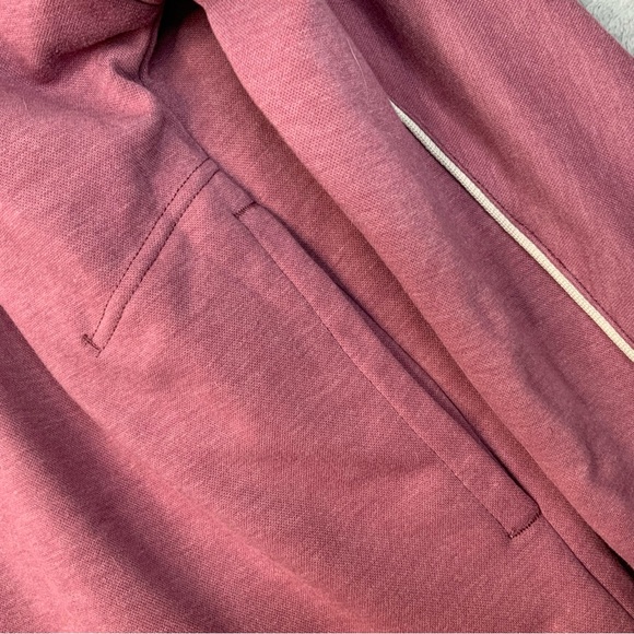 Title Nine Quarter Zip Hoodie Pockets. Rose Color. Women’s Size Small. - Picture 4 of 7